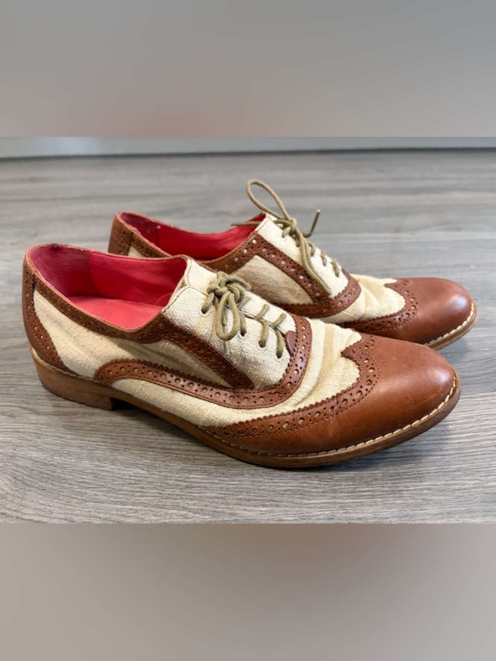 Cole Haan wingtip spectator oxfords